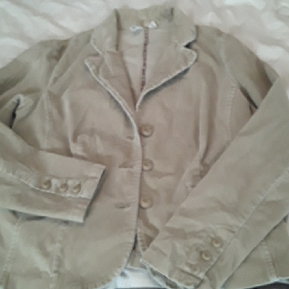 St John's  Bay Beige corduroy jacket